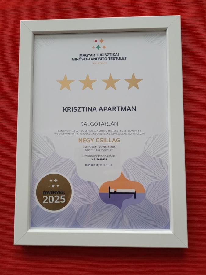 Krisztina Apartman Apartman Salgótarján Kültér fotó